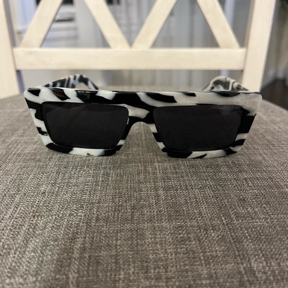 Authentic Celine Black and White Patterned Glasses - Picture 1 of 4